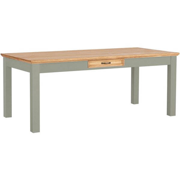 OTTO home Esstisch Selma, mit Schublade, aus massivem Kiefernholz, Breite 140 oder 180 cm