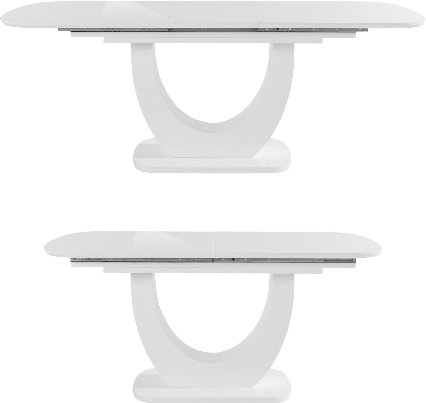 OTTO home Esstisch Tisch Nia, inklusive Einlegeplatte, mit einer Hochglanz-Optik, Breite 160-200 cm – Bild 2 von 5