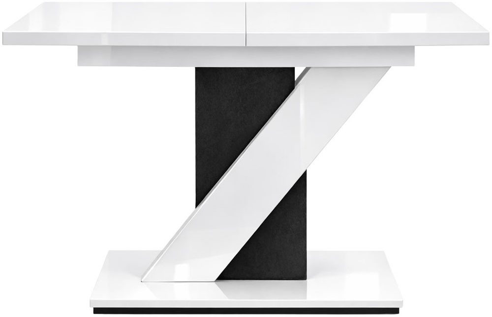 OTTO home Esstisch Veneto, Säulentisch, Speisetisch, Küchentisch, ausziehbar bis 160 cm, Platz für bis zu 6 Personen, verlängerbar durch Einlegeplatte – Bild 4 von 5