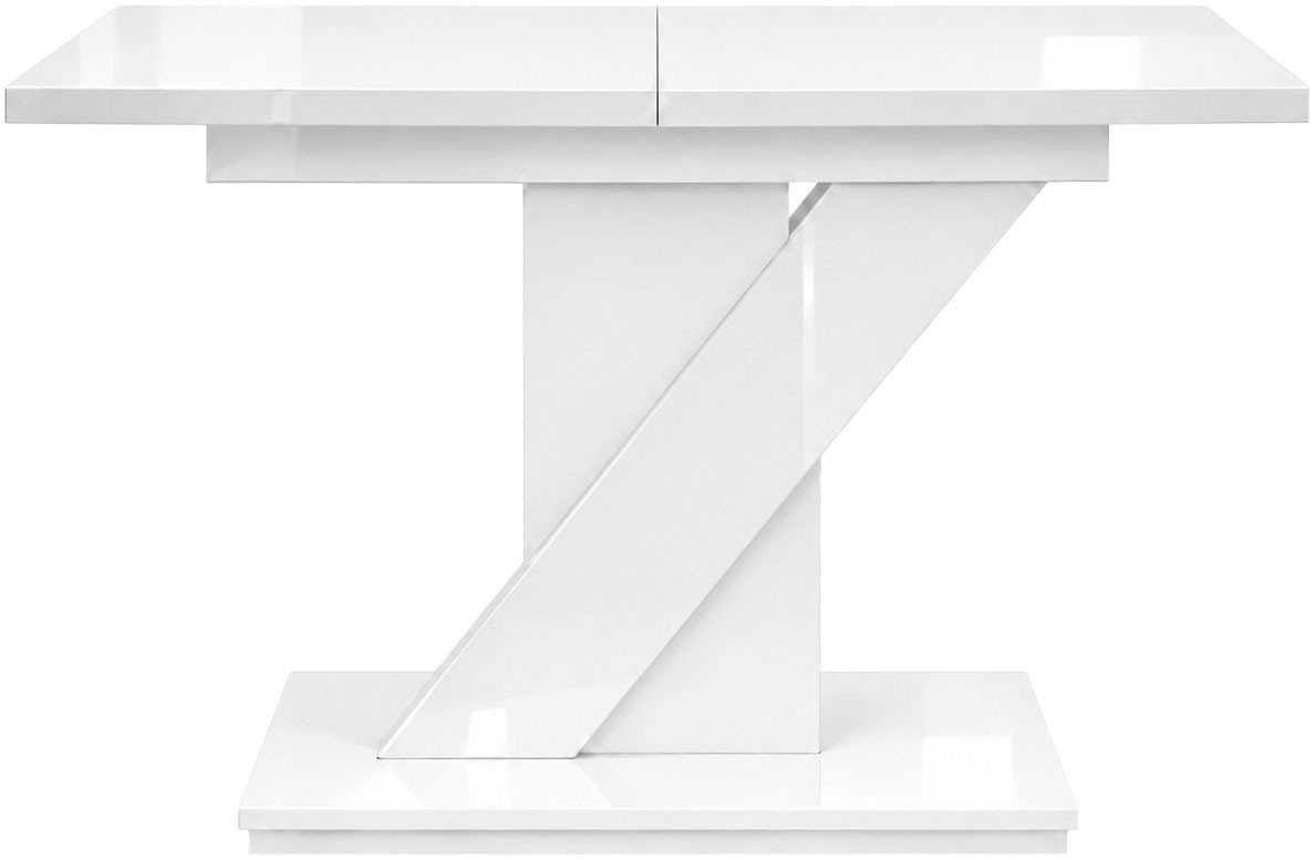 OTTO home Esstisch Veneto, Säulentisch, Speisetisch, Küchentisch, ausziehbar bis 160 cm, Platz für bis zu 6 Personen, verlängerbar durch Einlegeplatte – Bild 4 von 5