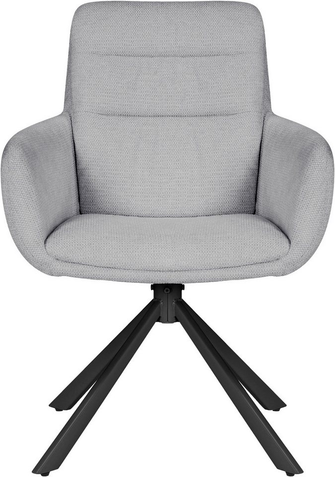 OTTO home Esszimmerstuhl Asly (Set, 2 St), mit hochwertigem Webstoff, Metallgestell und 360°-Funktion – Bild 4 von 5