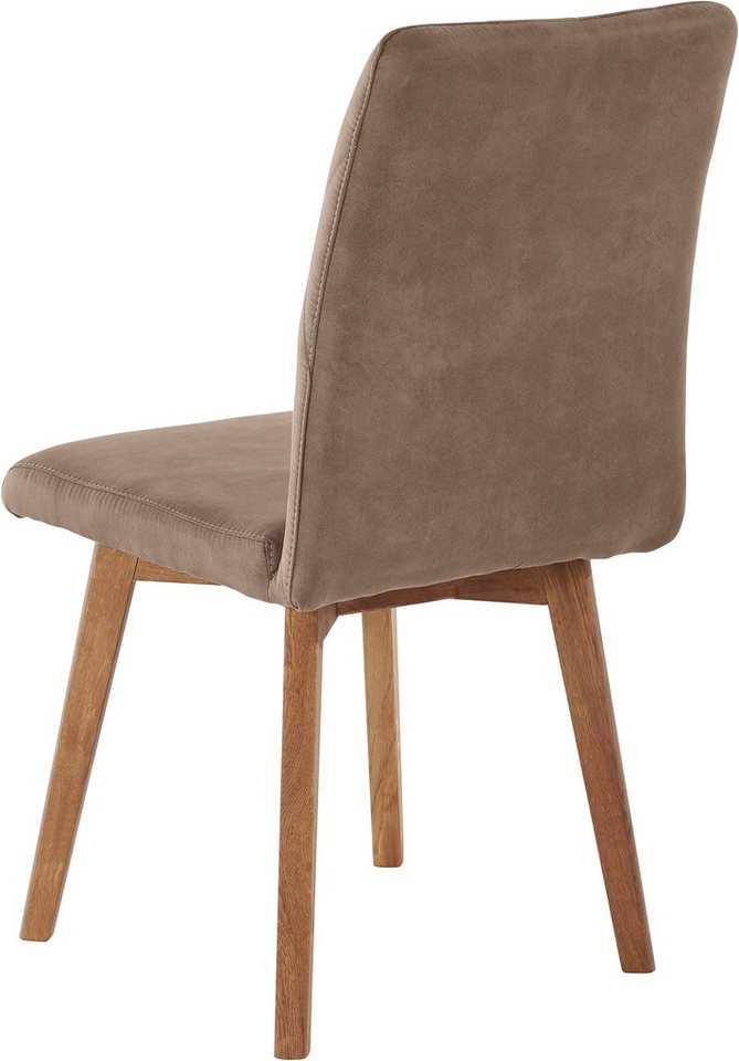 OTTO home Esszimmerstuhl Brest (Set, 2 St), Gestell aus Eiche Massivholz geölt – Bild 5 von 5