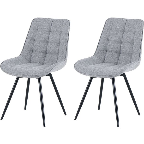 OTTO home Esszimmerstuhl Catania (Set, 2 St), bequemer Stuhl, 360 Grad drehbar in verschiedenen Stoffen und Farben.