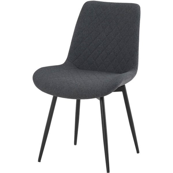 OTTO home Esszimmerstuhl Juniper, 2er-Set (Set, 2 St), Stuhl aus Webstoff mit moderner Rautensteppung und 360° Drehfunktion