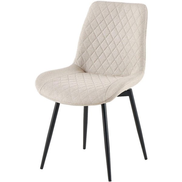 OTTO home Esszimmerstuhl Juniper, 2er-Set (2 St), Stuhl aus Webstoff mit moderner Rautensteppung und 360° Drehfunktion