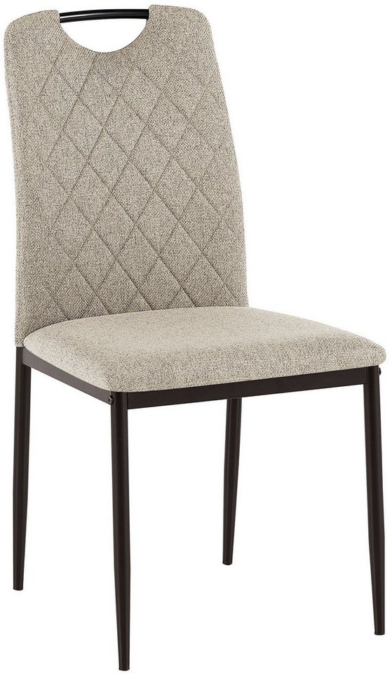 OTTO home Esszimmerstuhl Rom (Set, 2 St), bequemer Stuhl mit hochwertigem Stoffbezug und Griff im Rücken – Bild 5 von 5