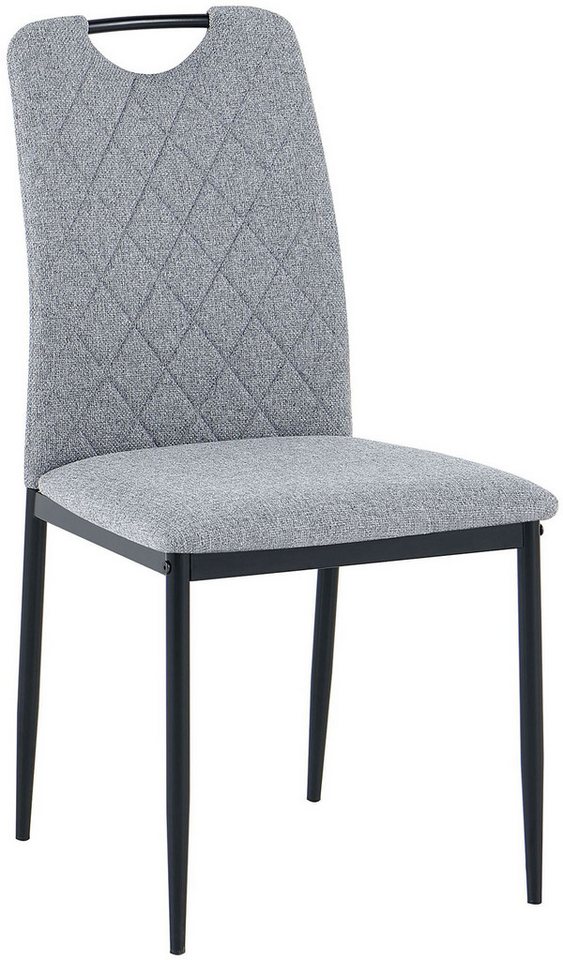 OTTO home Esszimmerstuhl Rom (Set, 2 St), bequemer Stuhl mit hochwertigem Stoffbezug und Griff im Rücken – Bild 5 von 5