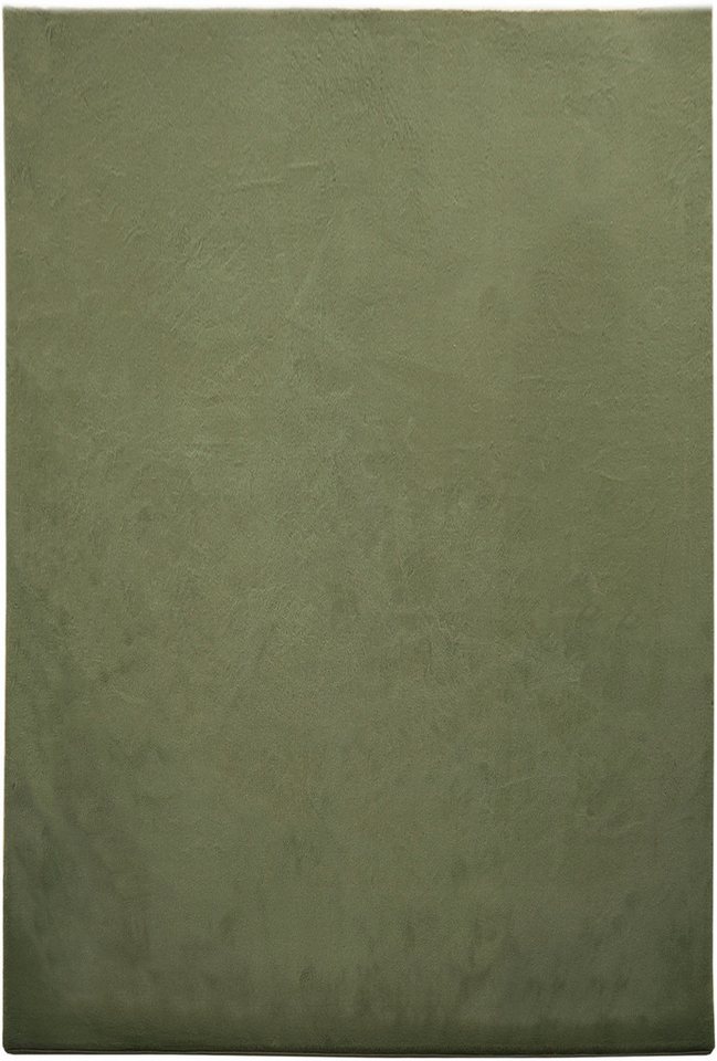 OTTO home Fellteppich Balu, in Standard- und Premium-Qualität, 20 mm oder 38 mm Höhe, rechteckig, Höhe: 20 mm, Kaninchenfell-Haptik, kuschelig, weich, Kunstfell – Bild 2 von 5