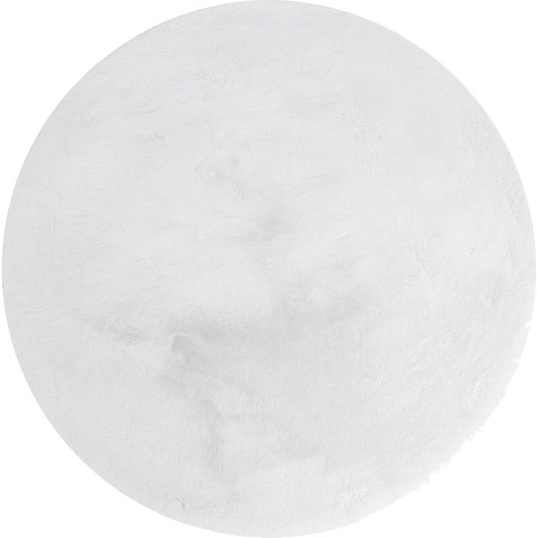 OTTO home Fellteppich Rabbit, Kunstfell, Kaninchenfell-Haptik, Microfaser, rund, Höhe: 42 mm, besonders hoch und flauschig, Wohnzimmer, Schlafzimmer, Kinderzimm