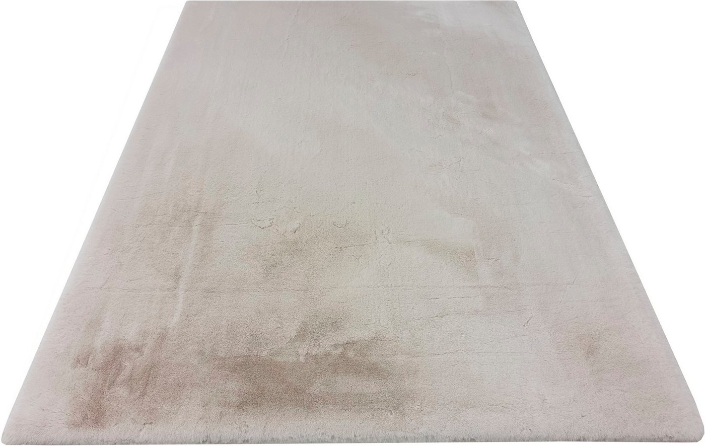 OTTO home Fellteppich Rabbit, Kunstfell, Kaninchenfell-Haptik, Microfaser, rechteckig, Höhe: 42 mm, besonders hoch und flauschig, Wohnzimmer, Schlafzimmer, Kind – Bild 3 von 5