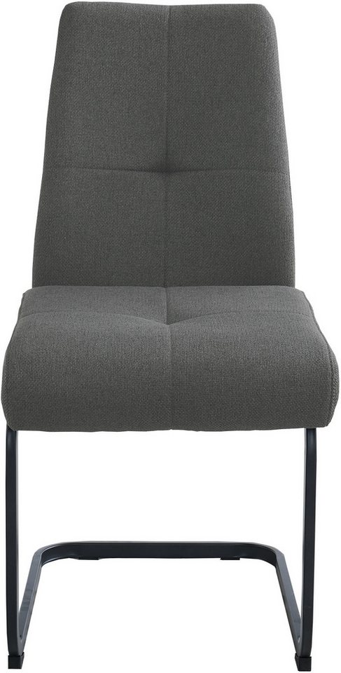 OTTO home Freischwinger Alabama (Set, 2 St), gemütlicher Esszimmerstuhl mit Federkern und robustem Webstoff – Bild 5 von 5
