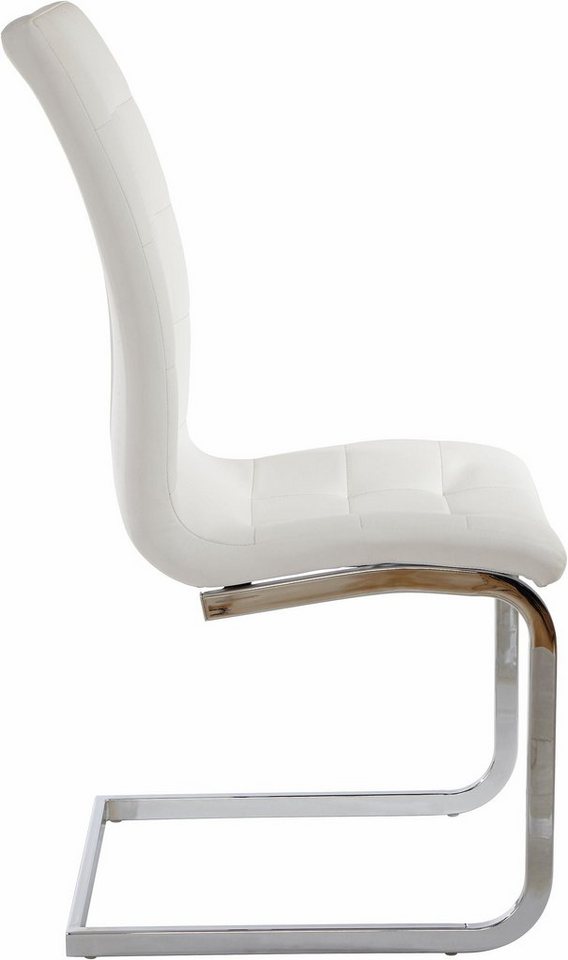 OTTO home Freischwinger Lola (Set, 2 St), 2 oder 4 Stück, Bezug in Kunstleder oder Samtsoff, chrom Metallgestell – Bild 5 von 5