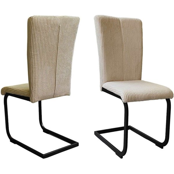 OTTO home Freischwinger Oliver (Set, 2 St), Stuhl belastbar bis 120 Kg