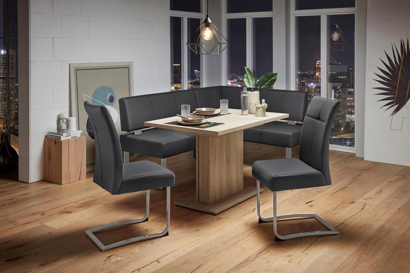 OTTO home Freischwinger Rab (Set, 2 St), Bezug in verschiedenen Qualitäten, maximale Belastbarkeit 120 kg – Bild 2 von 5