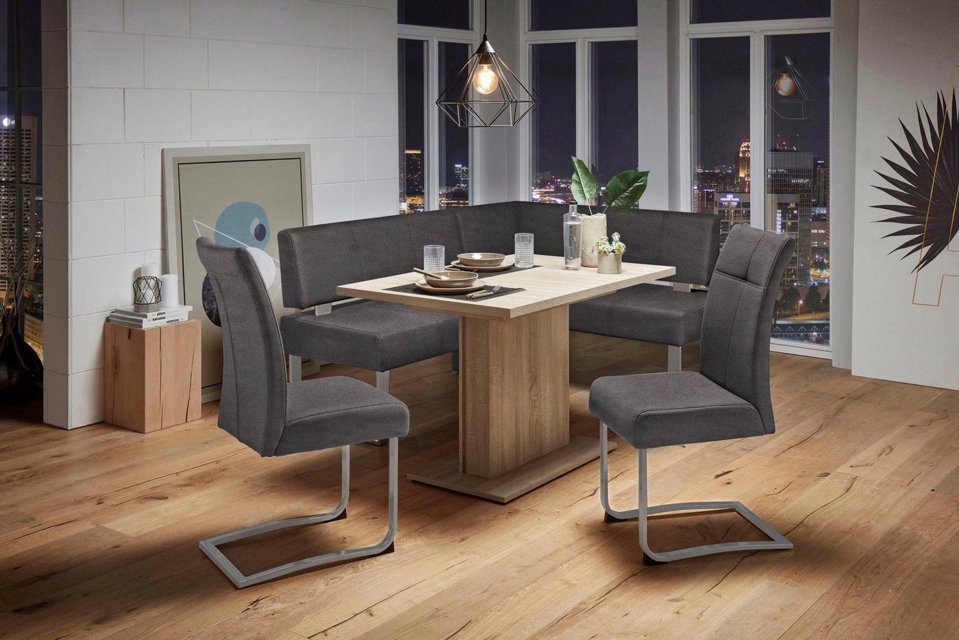 OTTO home Freischwinger Rab (Set, 2 St), Bezug in verschiedenen Qualitäten, maximale Belastbarkeit 120 kg – Bild 2 von 5