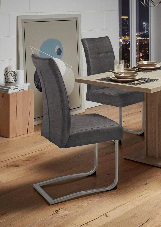 OTTO home Freischwinger Rab (Set, 2 St), Bezug in verschiedenen Qualitäten, maximale Belastbarkeit 120 kg – Bild 5 von 5