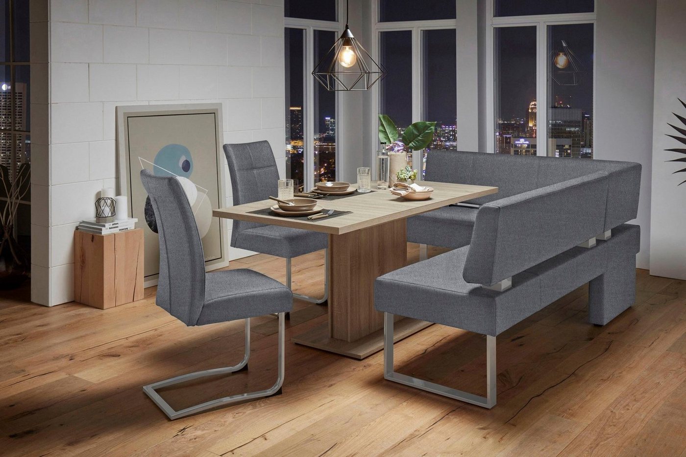 OTTO home Freischwinger Rab (Set, 2 St), Bezug in verschiedenen Qualitäten, maximale Belastbarkeit 120 kg – Bild 2 von 5