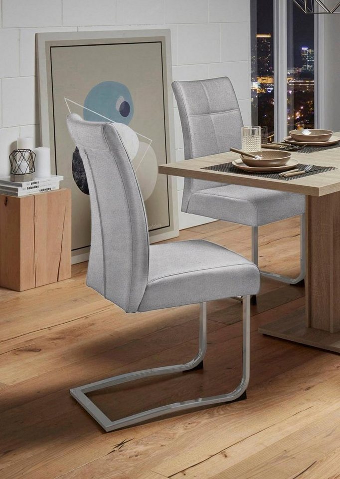 OTTO home Freischwinger Rab (Set, 2 St), Bezug in verschiedenen Qualitäten, maximale Belastbarkeit 120 kg – Bild 5 von 5