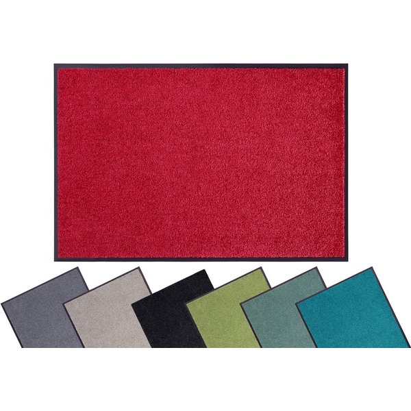 OTTO home Fußmatte Clean & Walk, rechteckig, Höhe: 7 mm, Schmutzfangmatte, Türmatte, In- und Outdoor, Teppich, Läufer, waschbar