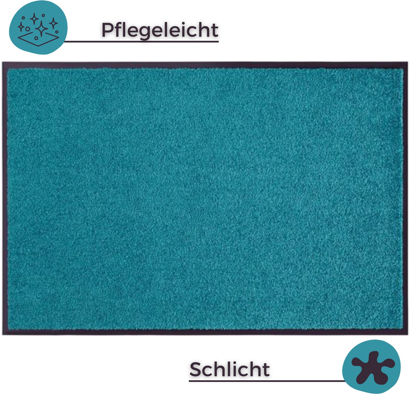 OTTO home Fußmatte Clean & Walk, rechteckig, Höhe: 7 mm, Schmutzfangmatte, Türmatte, In- und Outdoor, Teppich, Läufer, waschbar – Bild 3 von 5