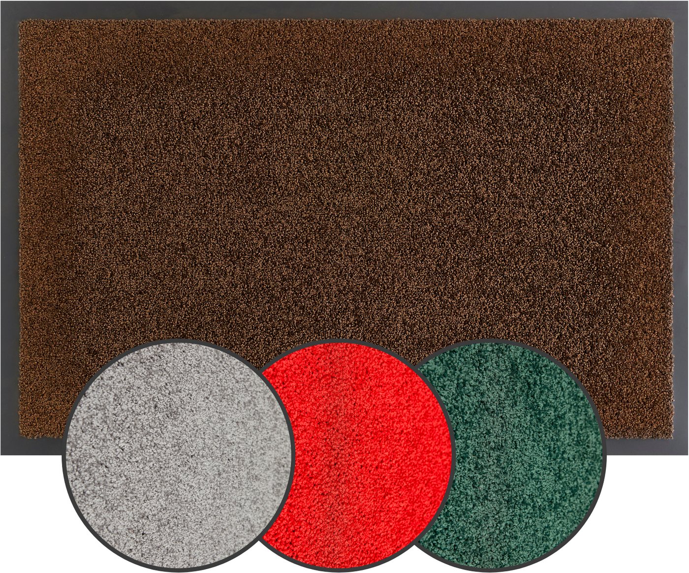 OTTO home Fußmatte Emil, rechteckig, Höhe: 6 mm, Schmutzfangmatte für den Innenbereich, unifarben – Bild 3 von 5