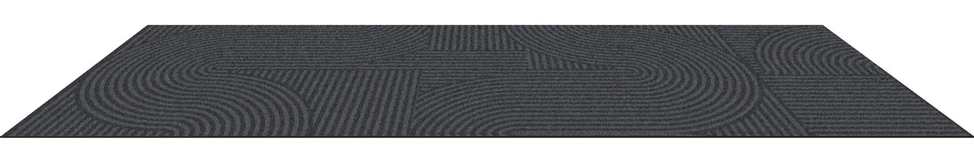 OTTO home Fußmatte Sammo, Schmutzfangmatte, Teppich, für Hausflur und Wohnbereiche, rechteckig, Höhe: 5 mm, Indoor, Eingangsmatte, Design, Scandi, Zen, rutschfe – Bild 3 von 5
