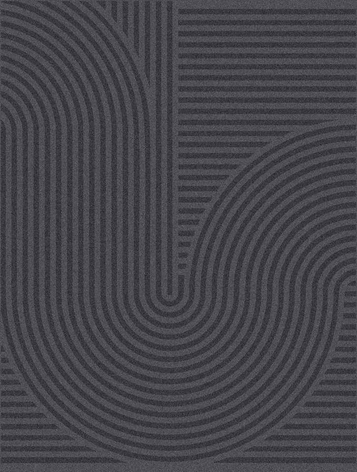 OTTO home Fußmatte Sammo, Schmutzfangmatte, Teppich, für Hausflur und Wohnbereiche, rechteckig, Höhe: 5 mm, Indoor, Eingangsmatte, Design, Scandi, Zen, rutschfe – Bild 2 von 5
