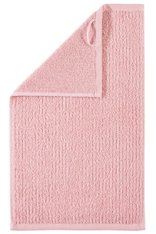 OTTO home Gästehandtücher Riva, 30x50, Premium Handtücher, 500 gr/m², Webfrottier (3-St), Hoch-Tief-Struktur, Streifen, weich, 5 Jahre Garantie – Bild 3 von 5