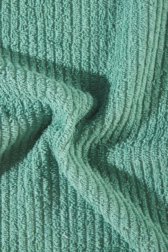 OTTO home Gästehandtücher Riva, 30x50, Premium Handtücher, 500 gr/m², Webfrottier (3-St), Hoch-Tief-Struktur, Streifen, weich, 5 Jahre Garantie – Bild 5 von 5