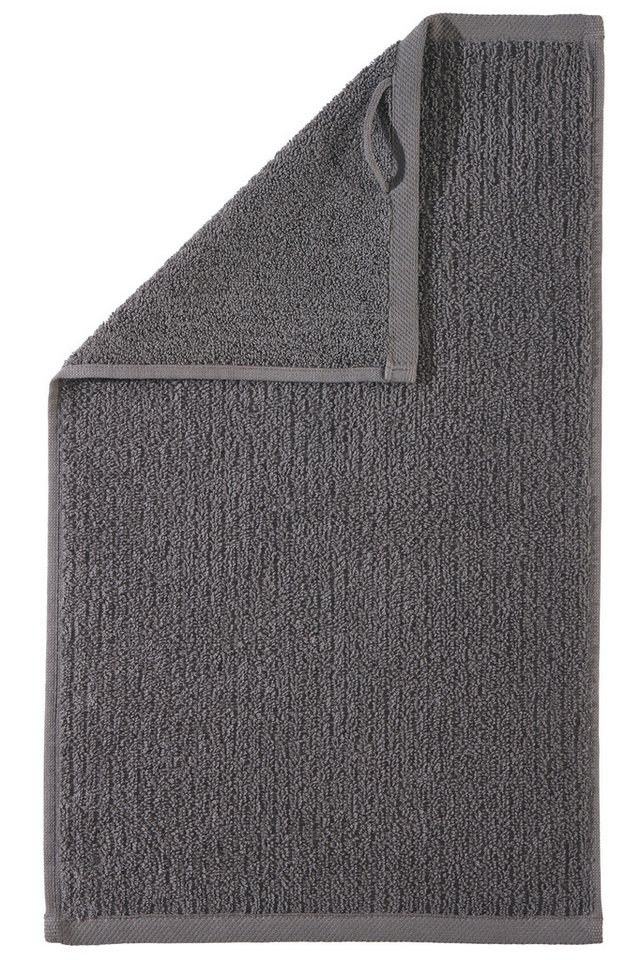 OTTO home Gästehandtücher Riva, 30x50, Premium Handtücher, 500 gr/m², Webfrottier (3-St), Hoch-Tief-Struktur, Streifen, weich, 5 Jahre Garantie – Bild 3 von 5