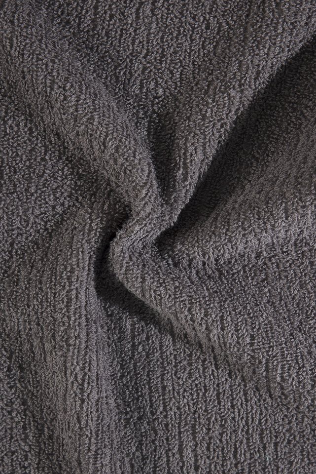 OTTO home Gästehandtücher Riva, 30x50, Premium Handtücher, 500 gr/m², Webfrottier (3-St), Hoch-Tief-Struktur, Streifen, weich, 5 Jahre Garantie – Bild 5 von 5