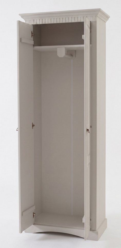 OTTO home Garderobenschrank Rustic, Dielenschrank, Dielenmöbel, Landhausstil (Made in Europe) aus massiver Kiefer, Breite 71 cm, mit Kassetenoptik – Bild 5 von 5