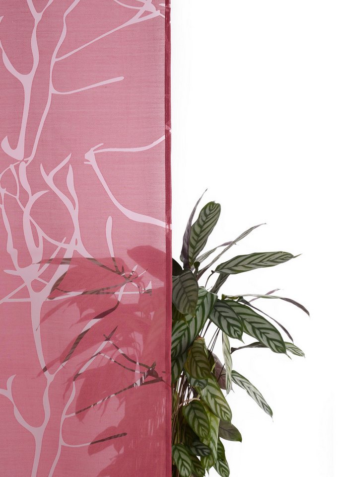OTTO home Gardine Anna, 1 Stück, halbtransparent, Äste-Motiv (1 St), Ösen, halbtransparent, Ausbrenner, Bestseller, Äste-Motiv, Viskose, Polyester – Bild 5 von 5