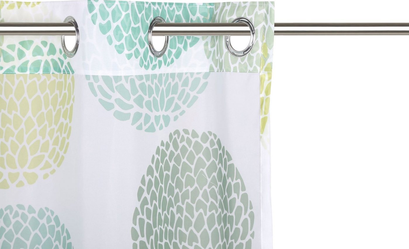 OTTO home Gardine BELEM, 1 Stück, transparent, Kreisemotiv (1 St), Ösen, transparent, Polyester, 1 Schal, Polyester, Kreise – Bild 5 von 5