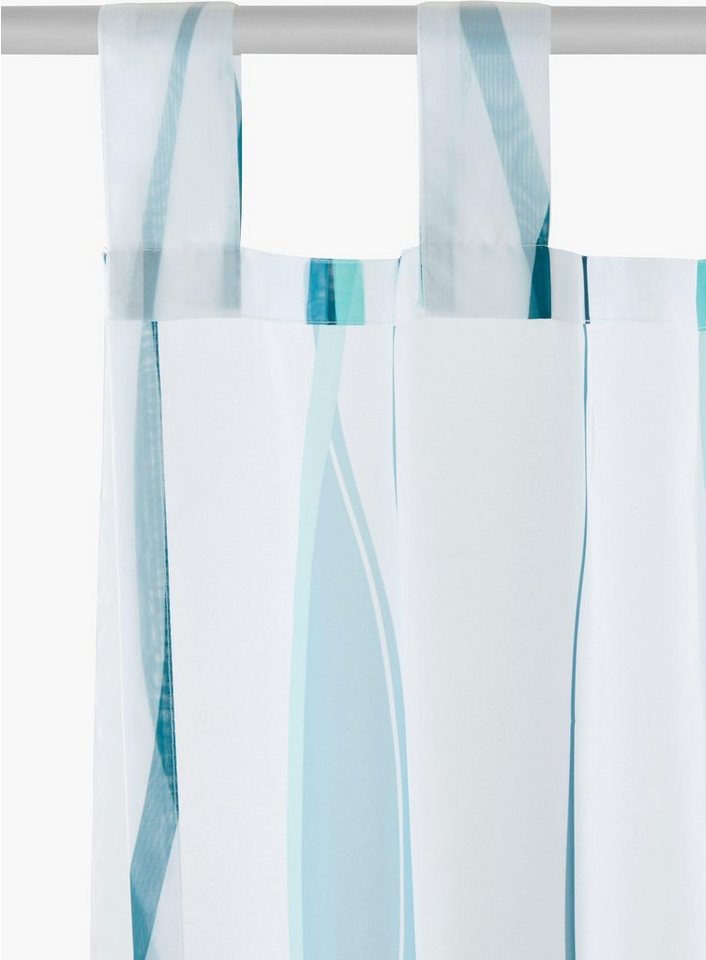 OTTO home Gardine DIMONA, 2er-Set, Schlaufen, transparent, Wellen (2 St), Schlaufen, transparent, Voile, 2-er Set, Voile, Polyester, Wellen – Bild 4 von 5
