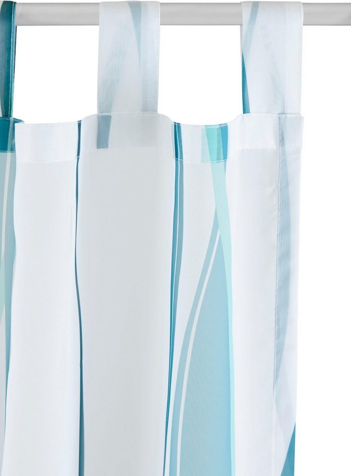 OTTO home Gardine DIMONA, 2er-Set, Schlaufen, transparent, Wellen (2 St), Schlaufen, transparent, Voile, 2-er Set, Voile, Polyester, Wellen – Bild 5 von 5