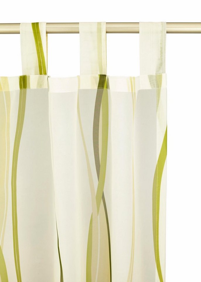 OTTO home Gardine DIMONA, 2er-Set, Schlaufen, transparent, Wellen (2 St), Schlaufen, transparent, Voile, 2-er Set, Voile, Polyester, Wellen – Bild 3 von 5