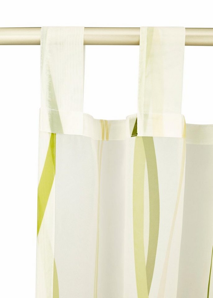 OTTO home Gardine DIMONA, 2er-Set, Schlaufen, transparent, Wellen (2 St), Schlaufen, transparent, Voile, 2-er Set, Voile, Polyester, Wellen – Bild 4 von 5