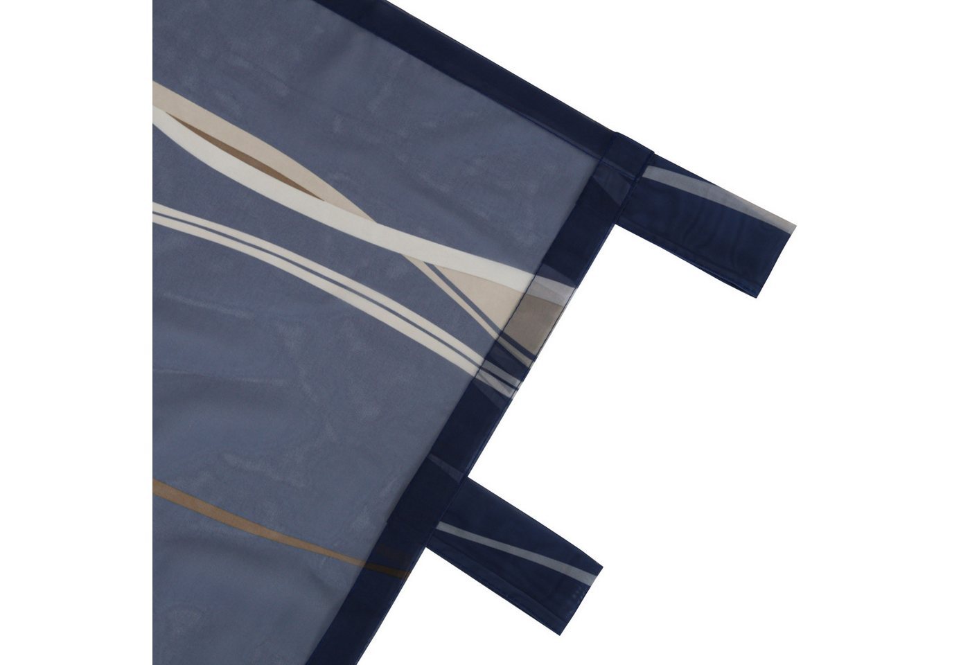 OTTO home Gardine Dimona (2 St), Schlaufen, transparent, Voile, 2er-Set, Voile, Polyester, Wellen – Bild 5 von 5