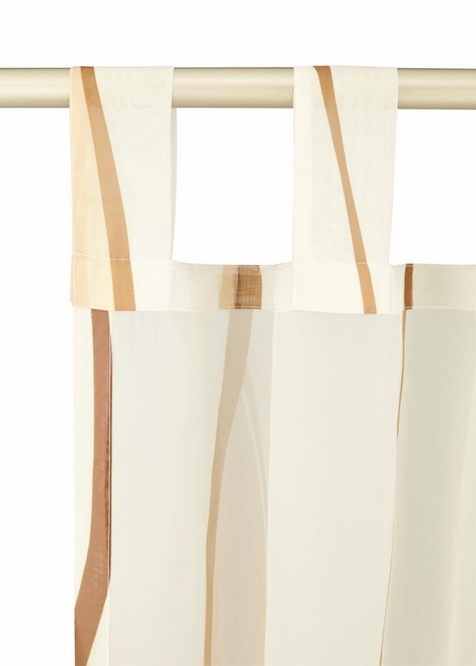 OTTO home Gardine DIMONA, 2er-Set, Schlaufen, transparent, Wellen (2 St), Schlaufen, transparent, Voile, 2-er Set, Voile, Polyester, Wellen – Bild 3 von 5