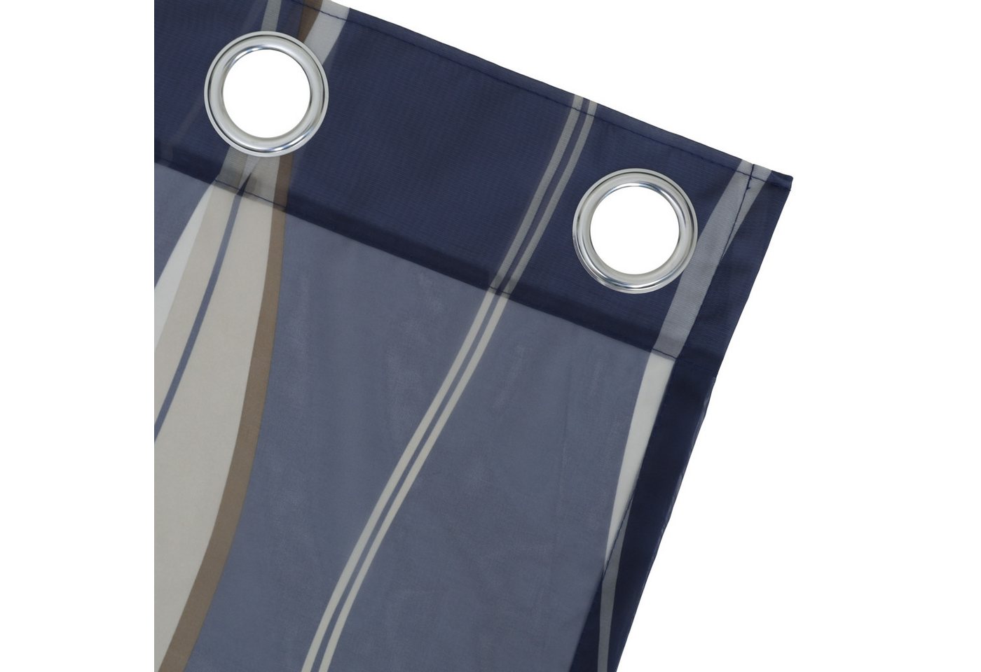 OTTO home Gardine Dimona, Ösen, transparent, 2er-Set (2 St), Ösen, transparent, Voile, 2er-Set, transparent, Voile, Polyester – Bild 5 von 5