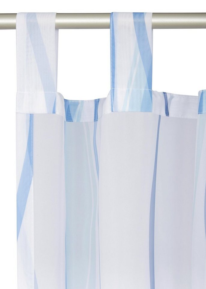 OTTO home Gardine DIMONA, 2er-Set, Schlaufen, transparent, Wellen (2 St), Schlaufen, transparent, Voile, 2-er Set, Voile, Polyester, Wellen – Bild 4 von 5