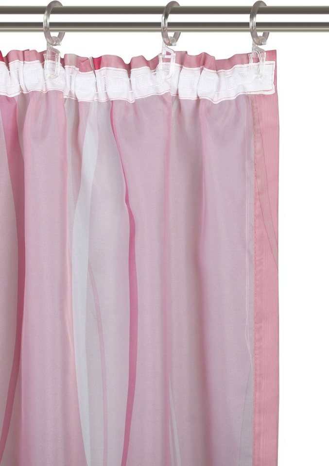 OTTO home Gardine Dimona, 2er-Set, transparent, Kräuselband, Wellenmotiv (2 St), Kräuselband, transparent, Voile, 2er-Set, transparent, Voile, Polyester – Bild 5 von 5