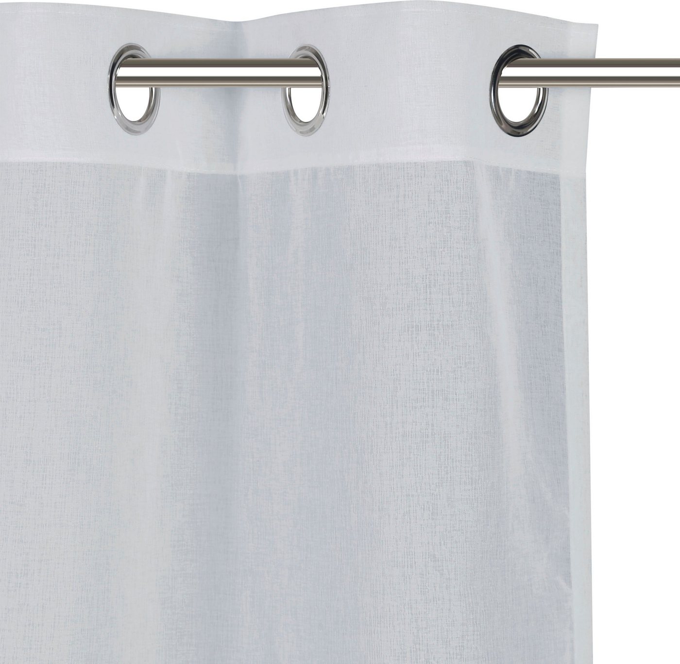 OTTO home Gardine Dolly, 1 Stück, transparent, gewebt (1 St), Ösen, transparent, Transparent, Gewebt, Polyester – Bild 4 von 5