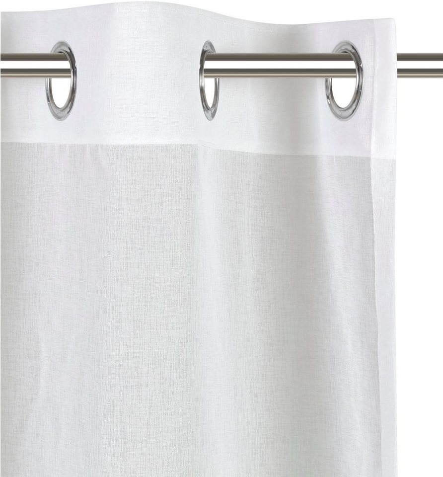 OTTO home Gardine Dolly, 1 Stück, transparent, gewebt (1 St), Ösen, transparent, Transparent, Gewebt, Polyester – Bild 5 von 5