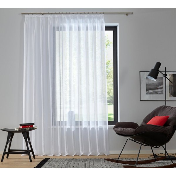 OTTO home Gardine Gardine Dolly, Kräuselband, transparent (1 St), Kräuselband, transparent, Bestseller, Store, extra Breite ab 3 Meter