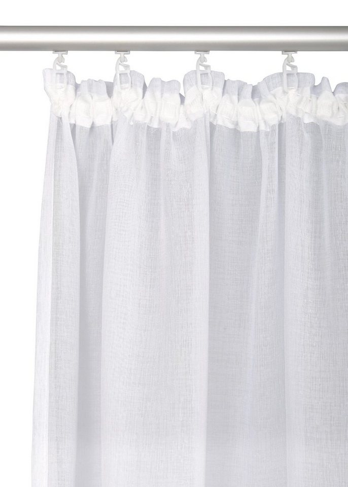 OTTO home Gardine Gardine Dolly, Kräuselband, transparent (1 St), Kräuselband, transparent, Bestseller, Store, extra Breite ab 3 Meter – Bild 5 von 5