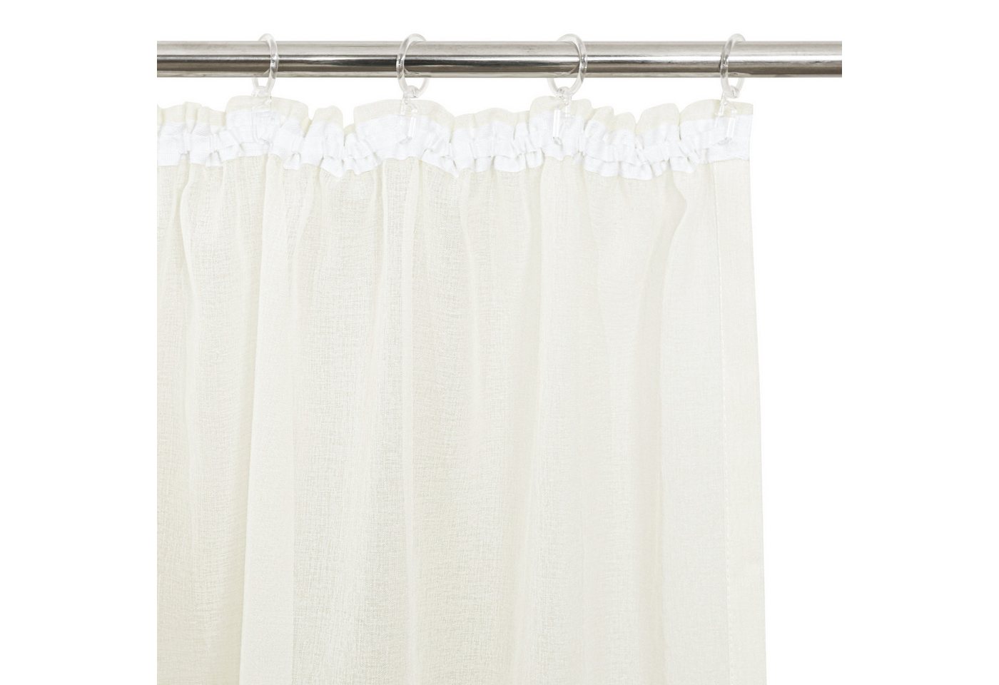 OTTO home Gardine Gardine Dolly, Kräuselband, transparent (1 St), Kräuselband, transparent, Bestseller, Store, extra Breite ab 3 Meter – Bild 5 von 5