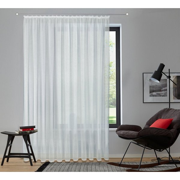 OTTO home Gardine Gardine Dolly, Kräuselband, transparent (1 St), Kräuselband, transparent, Bestseller, Store, extra Breite ab 3 Meter