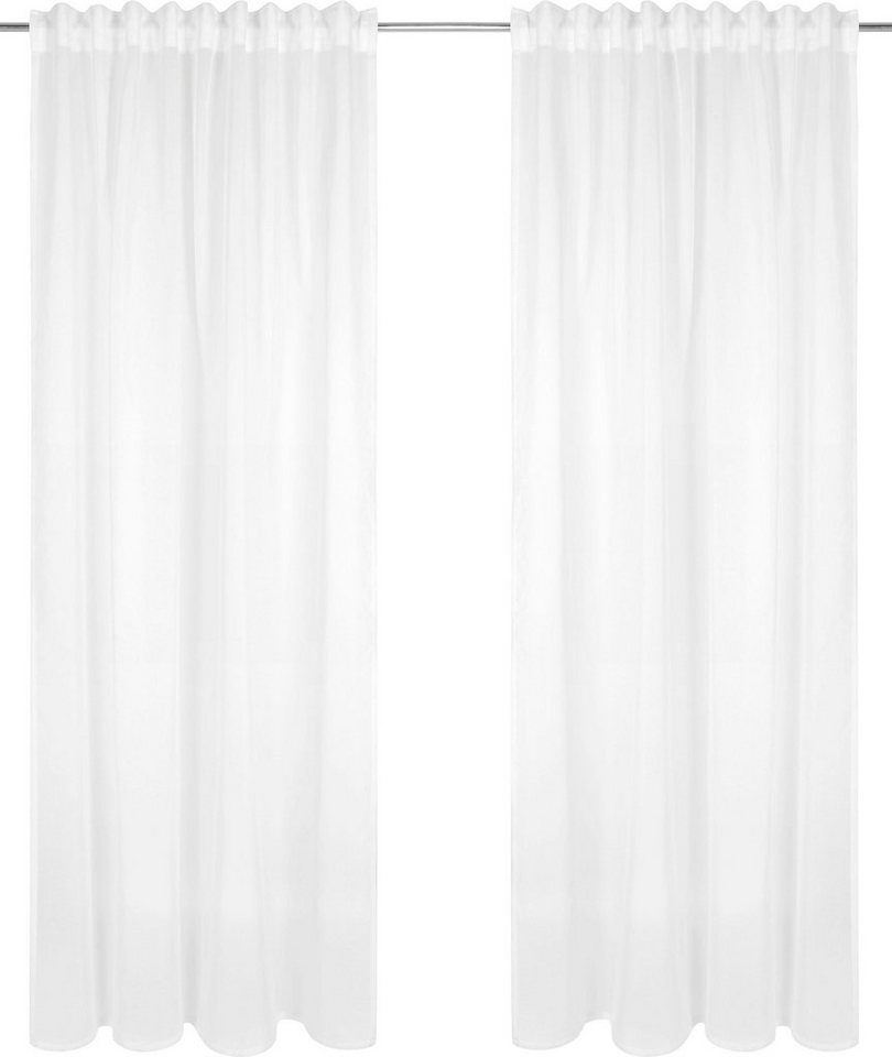 OTTO home Gardine Dolly, 1 Stück, Multifunktionsband, transparent, gewebt (1 St), Multifunktionsband, transparent, Polyester, transparent, glatt, gewebt – Bild 2 von 5